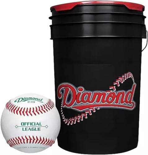 Ball bucket + 30 baseballs product photo