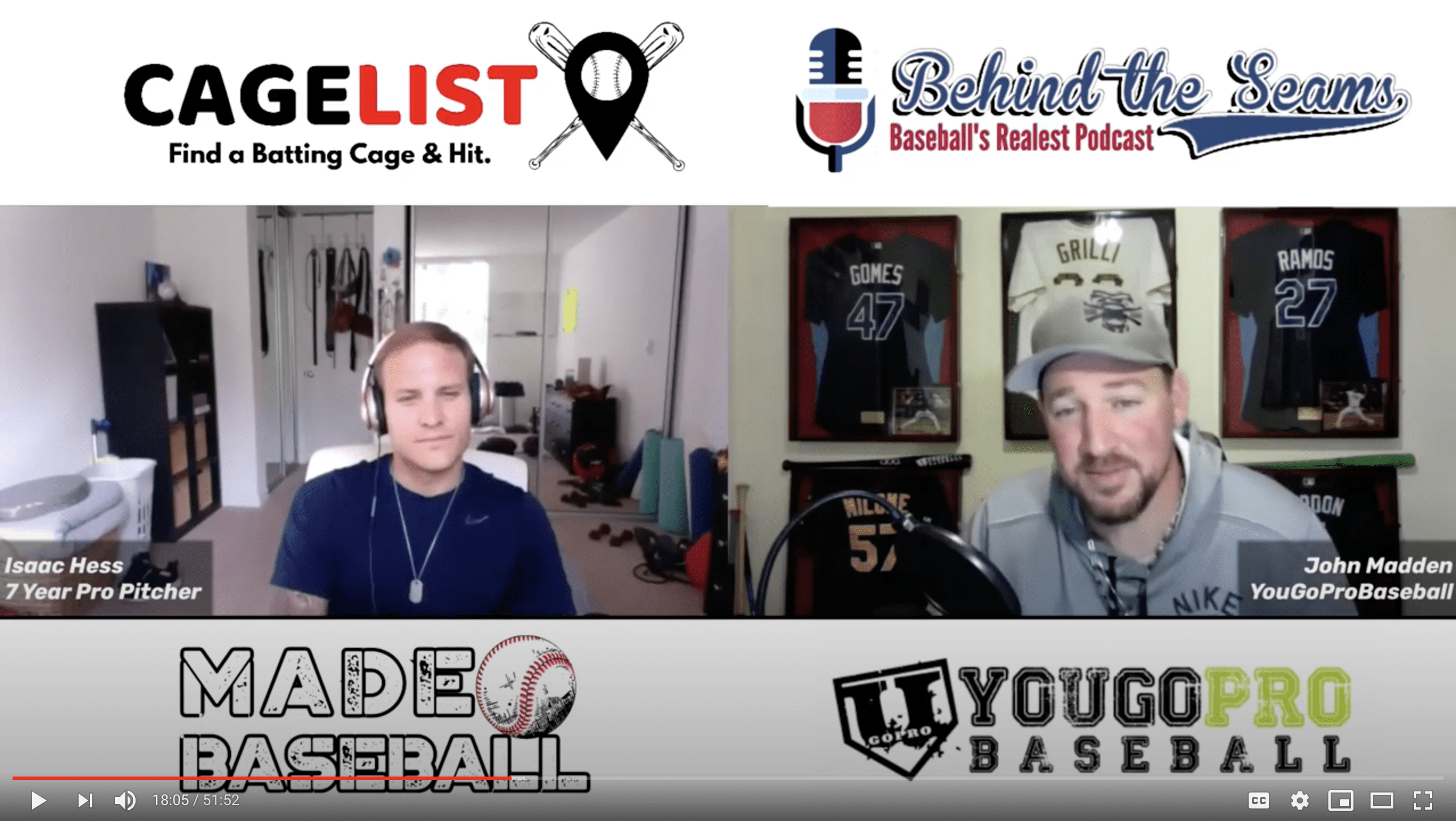 CageList and YouGoPro Baseball